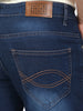 Men's Blue Washed Bootcut Jeans Stretchable