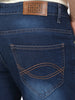Men's Blue Washed Bootcut Jeans Stretchable