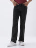 Men's Black Washed Bootcut Jeans Stretchable