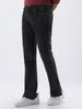Men's Black Washed Bootcut Jeans Stretchable