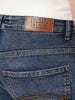 Men's Blue Washed Bootcut Jeans Stretchable