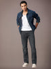 Men's Grey Washed Bootcut Jeans Stretchable
