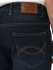 Men's Dark Blue Bootcut Fit Mid Rise Heavy Washed Jeans Stretchable