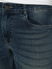 Men's Light Blue Bootcut Fit Mid Rise Heavy Washed Jeans Stretchable