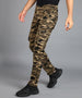 Men's Khaki Regular Fit Military Camouflage Cargo Chino Pant with 6 Pockets