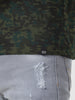 Men's Olive Green, Khaki Military Camouflage Printed Slim Fit Full Sleeve Cotton T-Shirt