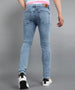 Urbano Fashion Men's Ice Blue Regular Fit Washed Jeans Stretchable