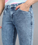 Urbano Fashion Men's Ice Blue Regular Fit Washed Jeans Stretchable