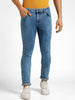 Urbano Fashion Men's Light Blue Regular Fit Washed Jeans Stretchable