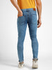 Urbano Fashion Men's Light Blue Regular Fit Washed Jeans Stretchable