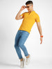 Urbano Fashion Men's Light Blue Regular Fit Washed Jeans Stretchable