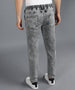 Urbano Fashion Men's Ice Grey Regular Fit Washed Jogger Jeans Stretchable