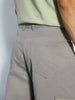 Men's Grey Loose Baggy Fit Cargo Chino Pant with 8 Pockets Stretchable