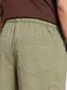 Men's Light Olive Loose Baggy Fit Cargo Jogger Chino Pant with 6 Pockets Stretchable