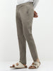 Men's Grey Slim Fit Stretchable Casual Chinos