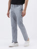 Men's Light Blue Cotton Slim Fit Casual Chinos Trousers Stretch