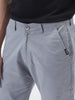Men's Light Blue Cotton Slim Fit Casual Chinos Trousers Stretch