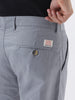 Men's Light Blue Cotton Slim Fit Casual Chinos Trousers Stretch