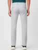 Men's Light Grey Cotton Slim Fit Casual Chinos Trousers Stretch