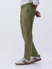 Men's Light Olive Cotton Regular Fit Casual Chinos Trousers Stretch