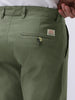 Men's Sage Green Cotton Regular Fit Casual Chinos Trousers Stretch