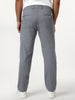 Men's Light Blue Straight Fit Mid Rise Cotton Casual Chinos Trousers Stretch