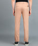 Men's Purple Cotton Light Weight Non-Stretch Slim Fit Casual Trousers