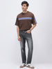 Men's Grey Slim Fit Stretch Jeans