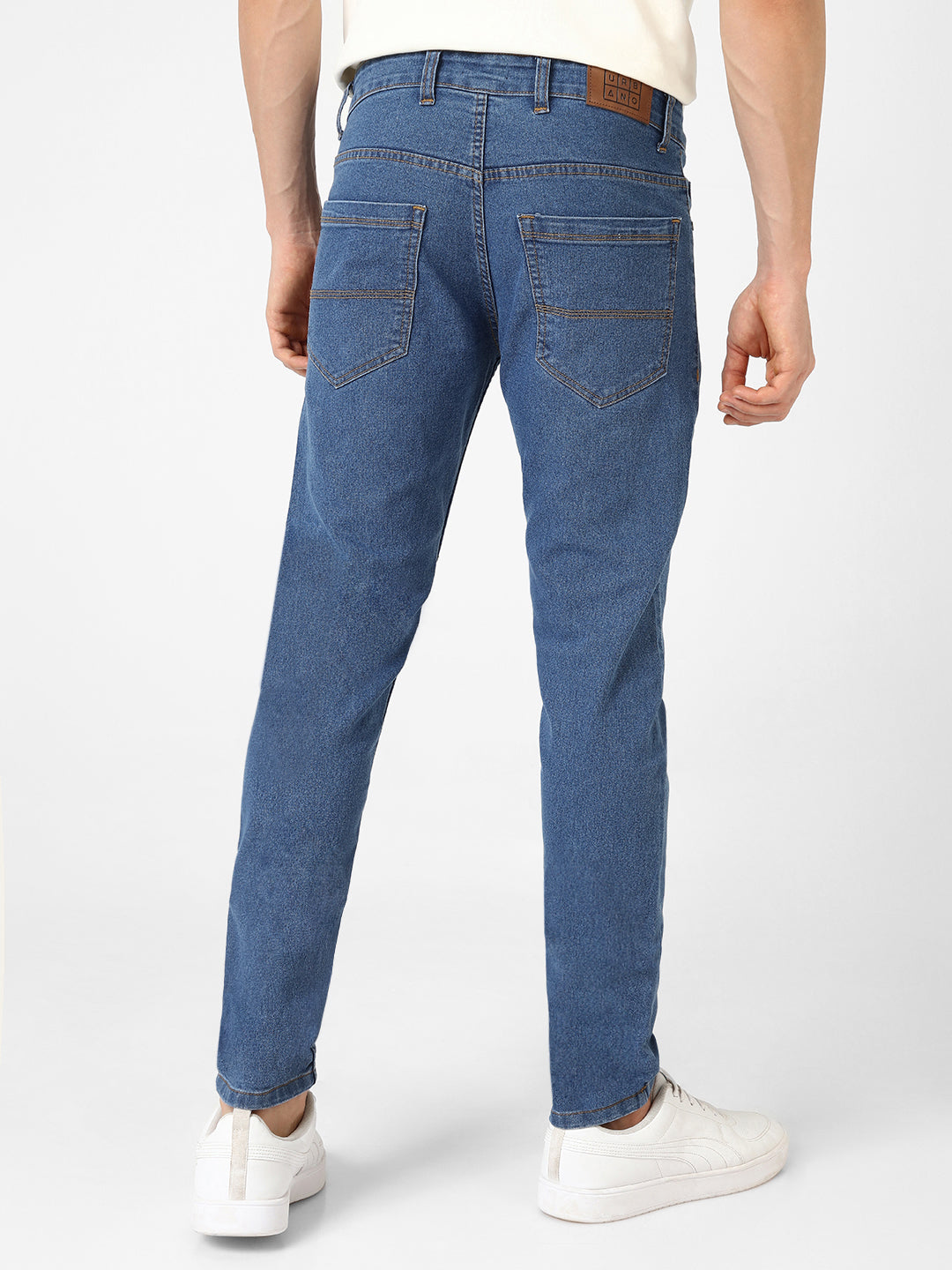 Men's Light Blue Slim Fit Jeans Stretchable