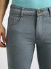Urbano Fashion Men's Light Grey Slim Fit Washed Jeans Stretchable