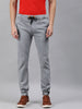 Urbano Fashion Men's Light Grey Slim Fit Washed Jogger Jeans Stretchable
