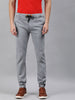 Men's Light Grey Slim Fit Washed Jogger Jeans Stretchable