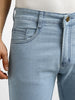 Urbano Fashion Men's Ice Blue Regular Fit Washed Jeans Stretchable