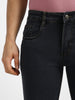 Urbano Fashion Men's Dark Grey Regular Fit Washed Jeans Stretchable
