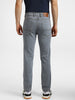 Men's Light Grey Regular Fit Washed Jeans Stretchable