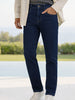 Men's Blue Regular Fit Washed Jeans Stretchable