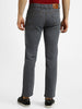 Men's Medium Grey Regular Fit Washed Jeans Stretchable