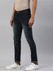 Men's Dark Grey Slim Fit Washed Jeans Stretchable