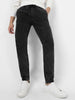 Men's Black Slim Fit Washed Jogger Jeans Stretchable
