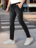 Men's Black Slim Fit Washed Jogger Jeans Stretchable