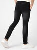 Men's Black Slim Fit Washed Jogger Jeans Stretchable