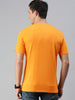Urbano Fashion Men's Mustard Solid Henley Neck Slim Fit Cotton T-Shirt