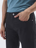 Men's Black Slim Fit Solid Jeans Stretchable