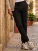 Men's Black Slim Fit Stretch Jogger Jeans