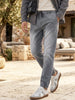 Men's Light Grey Slim Fit Stretch Jogger Jeans