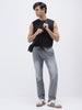 Men's Light Grey Slim Fit Stretch Jogger Jeans