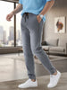 Men's Light Grey Slim Fit Stretch Jogger Jeans