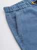Men's Light Blue Slim Fit Washed Jogger Jeans Stretchable
