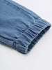 Men's Light Blue Slim Fit Washed Jogger Jeans Stretchable