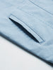 Men's Ice Blue Regular Fit Washed Full Sleeve Denim Jacket